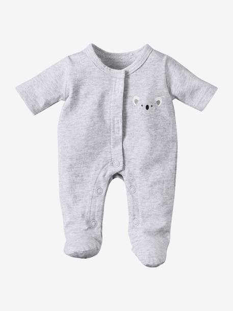 Koala pyjama voor 30/33 cm en 36 cm poppen grijs - vertbaudet enfant 