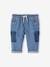 Battlejeans baby met contrasterende zakken stone - vertbaudet enfant 