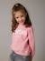 Barbie®-sweater van molton snoepjesroze - vertbaudet enfant 