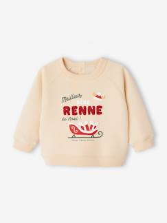 Baby-Trui, vest, sweater-Sweater "Meilleur bébé renne de Noël" familie-capsulecollectie