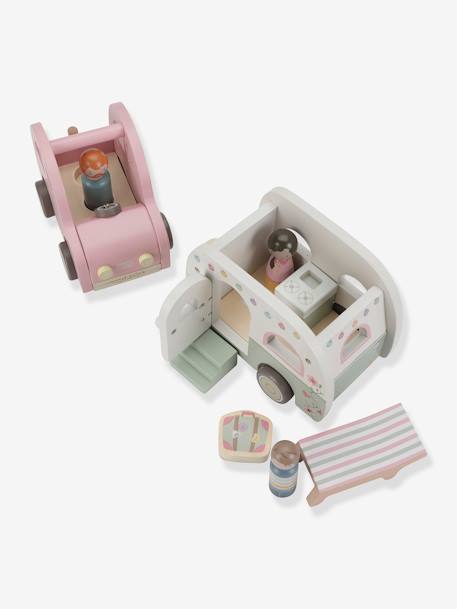 FSC houten caravan LITTLE DUTCH meerkleurig - vertbaudet enfant 