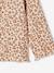 T-shirt van ribtricot baby lange mouwen beige (poederkleur)+roest - vertbaudet enfant 