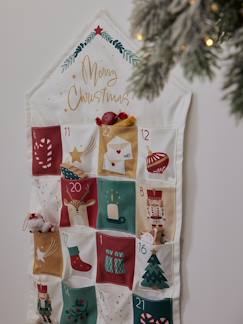 Linnengoed en decoratie-Adventskalender Merry Christmas