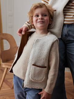 -Omkeerbaar mouwloos vest voor kinderen familie-capsulecollectie