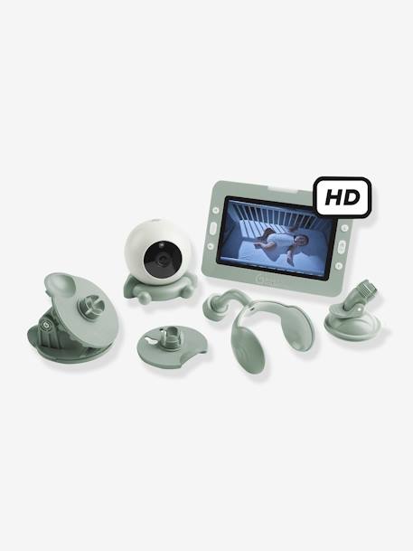 Mobiele babyfoon met camera YOO GO+ HD BABYMOOV groen - vertbaudet enfant 