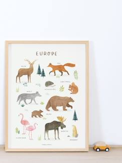 Linnengoed en decoratie-Decoratie-Poster dieren van Europa Lilydale LILIPINSO