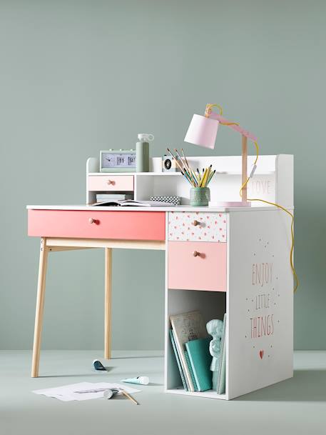 Eerste bureau Léa wit - hout - vertbaudet enfant 