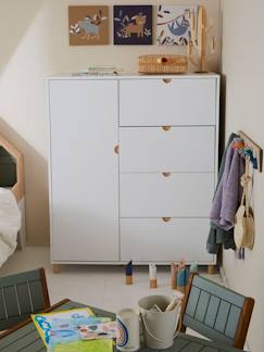 Slaapkamer en Opbergoplossingen-Slaapkamer-Commode, luiertafel-Commode met hanggedeelte LIGNE SMILE