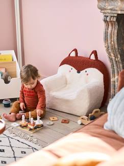 Zitzak beer van nep-vossenbont  - vertbaudet enfant