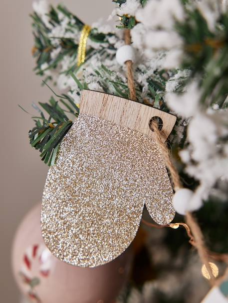 Houten kerstslinger in twee kleuren hout - vertbaudet enfant 