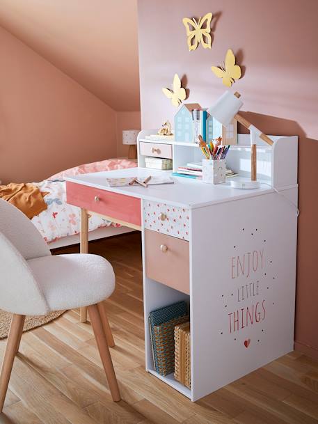 Eerste bureau Léa wit - hout - vertbaudet enfant 