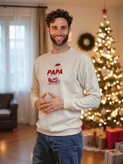 -Herensweater "Meilleur Papa de Noël" familie-capsulecollectie