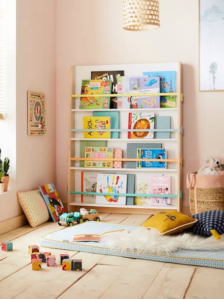 Boekenkast Books WIT/HOUT - vertbaudet enfant 