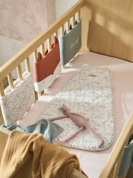 Stootrand bed/box FLEURETTES meerkleurig - vertbaudet enfant 