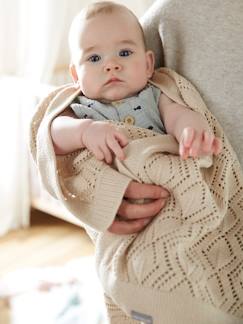 Linnengoed en decoratie-Baby beddengoed-Deken-Deken van biologisch katoenpointelle*