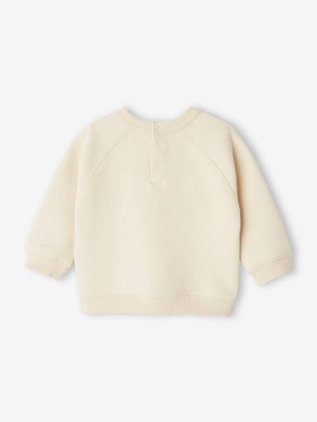 Sweater 'Meilleur bébé renne de Noël' familie-capsulecollectie vanille - vertbaudet enfant 