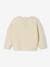 Kersttrui voor baby's met rendier en glanzende details beige (poederkleur) - vertbaudet enfant 