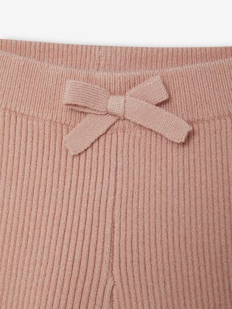 Tricot babylegging beige+groengrijs+roze (poederkleur) - vertbaudet enfant 