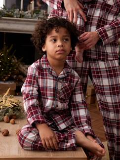 -Geruite kerstpyjama voor kinderen familie-capsulecollectie