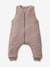 Jumpsuit met voetjes PETIT CHAT, afneembare lange mouwen gemêleerd beige - vertbaudet enfant 