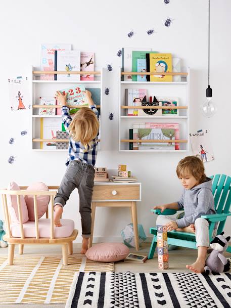 Boekenrekje met 3 niveaus wit - vertbaudet enfant 