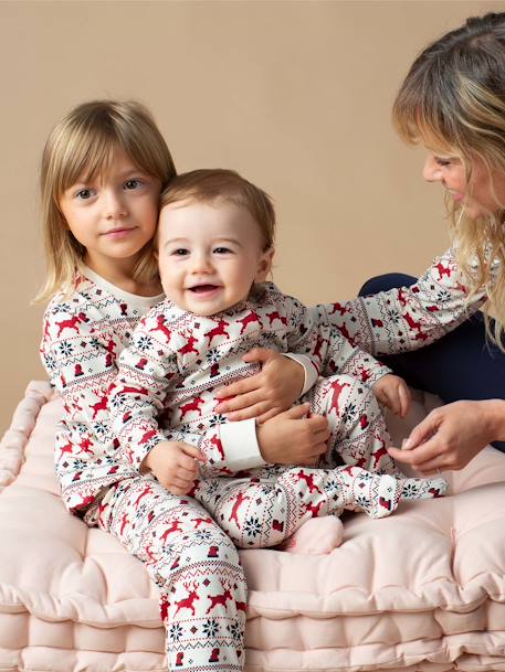 Slaappakje voor baby's in thema kerst capsulecollectie ENVIE DE FRAISE rood - vertbaudet enfant 