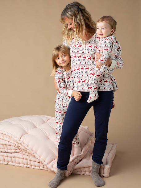 Slaappakje voor baby's in thema kerst capsulecollectie ENVIE DE FRAISE rood - vertbaudet enfant 