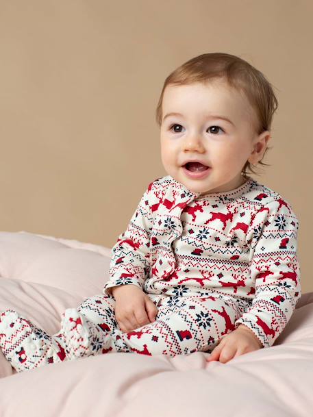 Slaappakje voor baby's in thema kerst capsulecollectie ENVIE DE FRAISE rood - vertbaudet enfant 