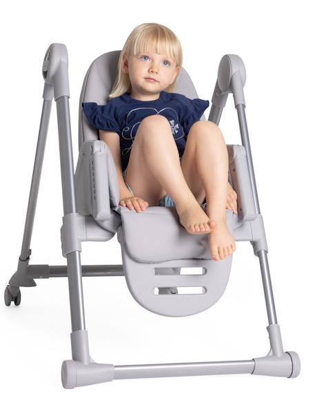 Kinderstoel Polly Armonia CHICCO antraciet+bruin+grijs - vertbaudet enfant 