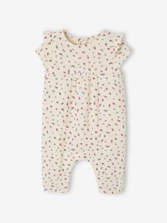 Baby-Salopette, jumpsuit-Babypakje van katoengaas