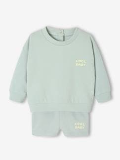 Baby-Babyset-Set sweatshirt + short voor baby's