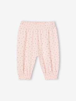 Baby-Broek, jean-Babybroek voor pasgeborene met bloemetjesprint