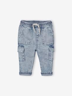 Baby-Broek, jean-Baby battlejeans met elastische taille