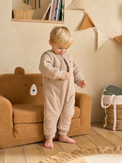 -Jumpsuit met voetjes PETIT CHAT, afneembare lange mouwen