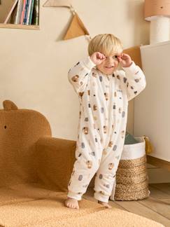 -Jumpsuit met voetjes PETIT ELEPHANT, afneembare lange mouwen