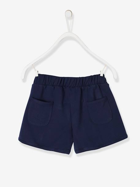 Sportshort voor meisjes DONKER MARINE+roze+terracotta - vertbaudet enfant 