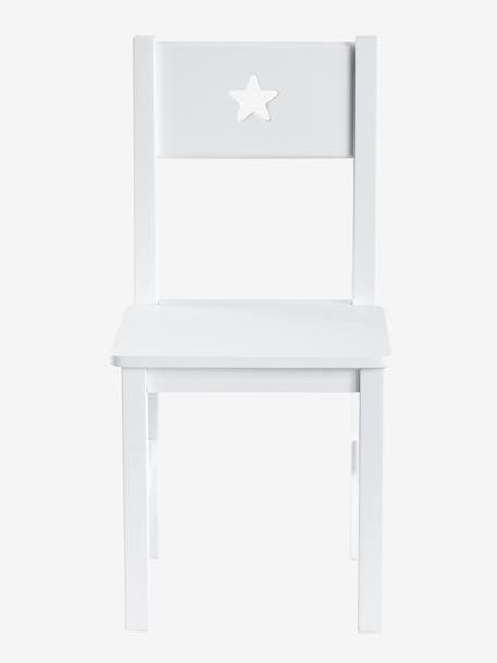 Kinderstoel met hoogte 30 cm. SIRIUS Grijs+Wit - vertbaudet enfant 