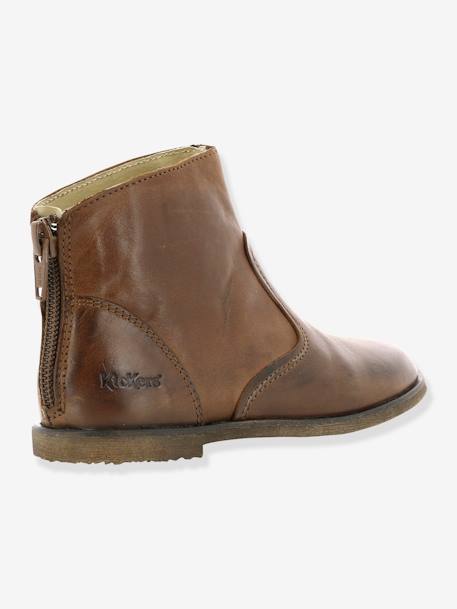 Meisjes laarzen Roxana KICKERS® BRUIN - vertbaudet enfant 