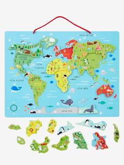 Speelgoed-Educatief speelgoed-Magnetische puzzel Wereld