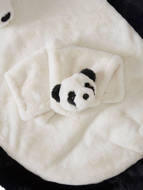Koffer speeltapijt + knuffel Panda. ZWART - vertbaudet enfant 