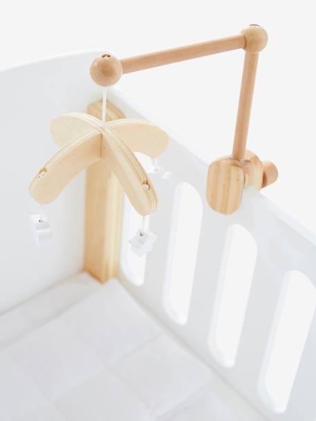 Mobiel voor houten poppenbed wit - vertbaudet enfant 