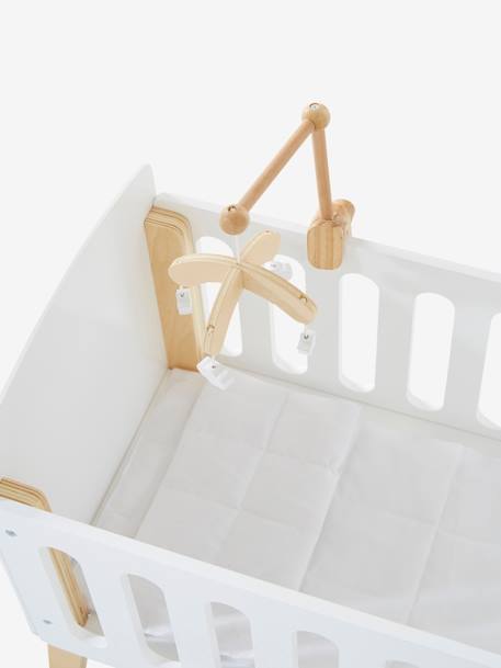 Mobiel voor houten poppenbed wit - vertbaudet enfant 