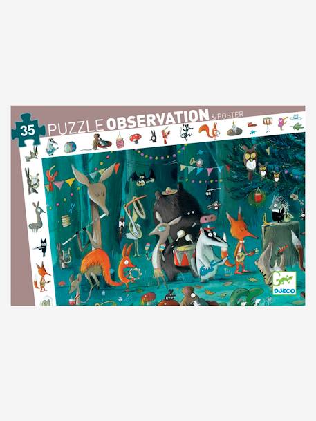 Observatiepuzzel Het orkest 35 stuks DJECO MULTI-GEKLEURD - vertbaudet enfant 