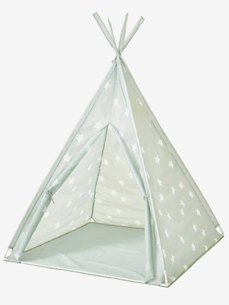 Tipi Inca LICHTGRIJS MET PRINT - vertbaudet enfant 