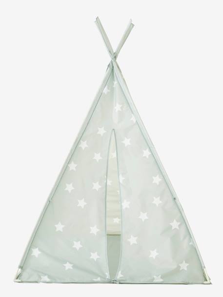 Tipi Inca LICHTGRIJS MET PRINT+POEDERBEIGE MET PRINT - vertbaudet enfant 