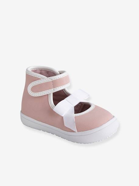 Decoratieve sneakers voor babymeisje NUDE - vertbaudet enfant 