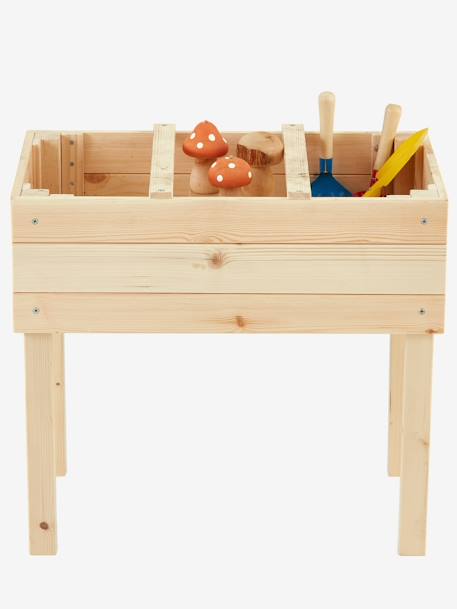 Vierkante houten moestuin BEIGE - vertbaudet enfant 