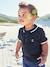 Personaliseerbare polo babyjongen met borduurwerk op de borst MARINEBLAUW - vertbaudet enfant 