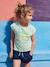 Sportshort voor meisjes DONKER MARINE+roze+terracotta - vertbaudet enfant 