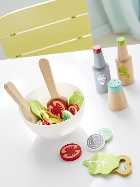 Set houten salade set aquagroen - vertbaudet enfant 